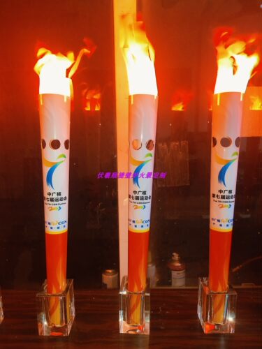 运动会电子火炬圣诞元旦跨年仿真火炬篝火晚会道具伏羲壁炉火把