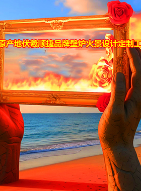 伏羲顺捷雾化壁炉火焰相框改造钢琴火焰足球蓝球火焰十字架火沙发