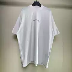 In Stock Www Ietements Com White Unisex Thin Website Address Oversized Loose Short-Sleeve T-Shirt