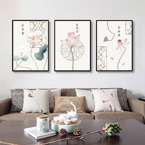 卧室国风壁画客厅网红中式装饰画