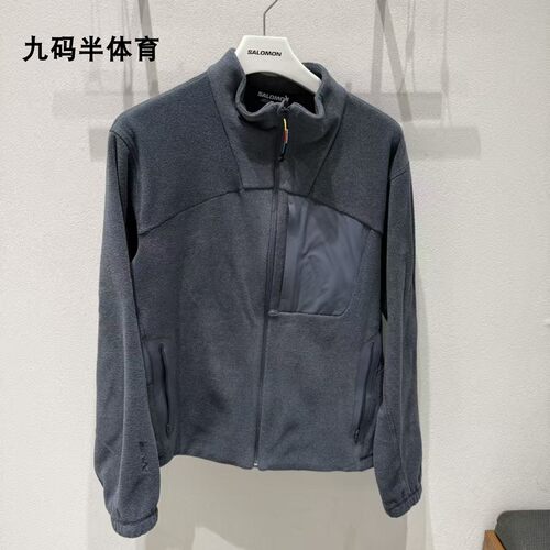 萨洛蒙男子户外徒步保暖抓绒衫