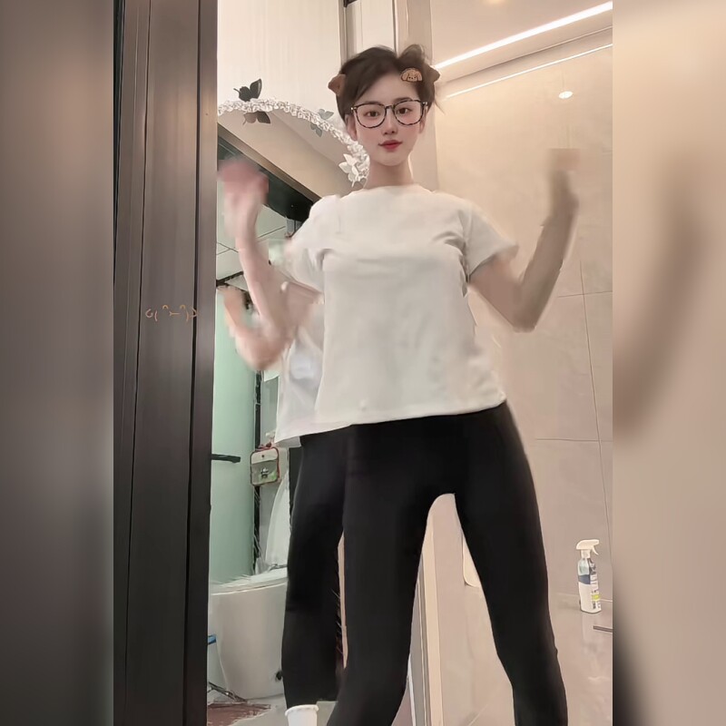 体美缘瑜伽长裤女高腰收腹紧身裤外穿百搭黑色塑身裤