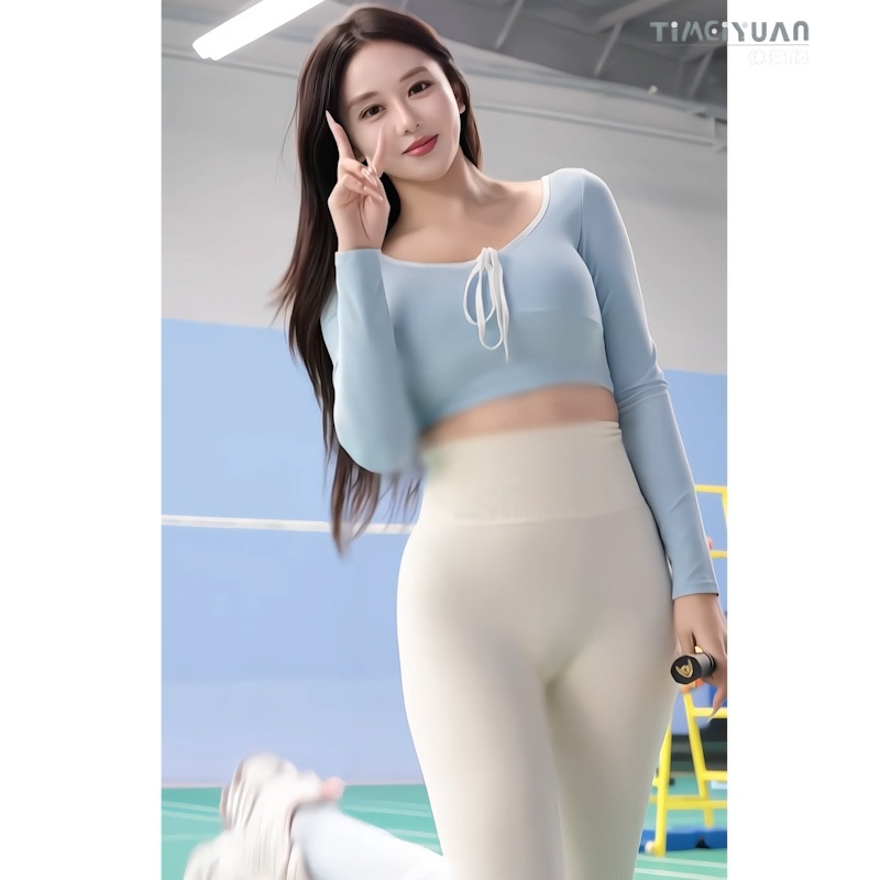 高腰收腹瑜伽长裤紧身提臀