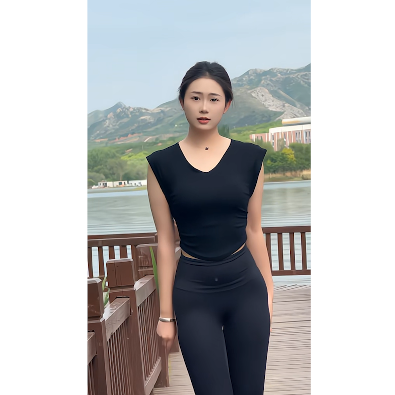 体美缘高腰鲨鱼裤大不紧绷