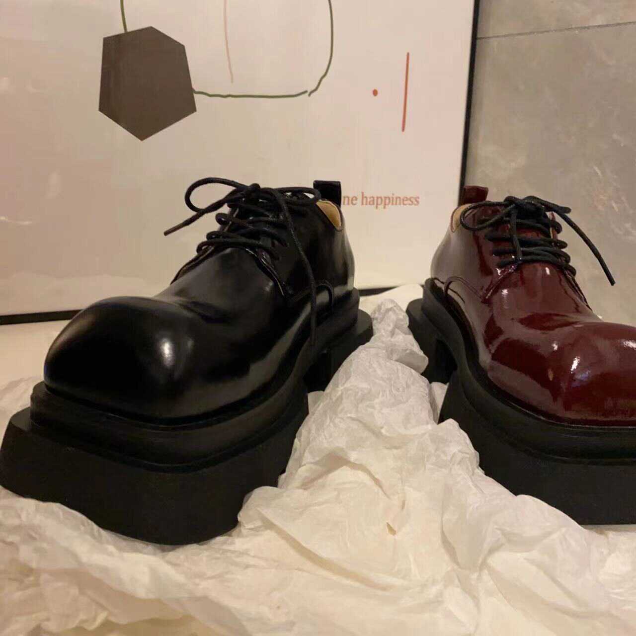 百搭软底6cm乐福真皮女鞋