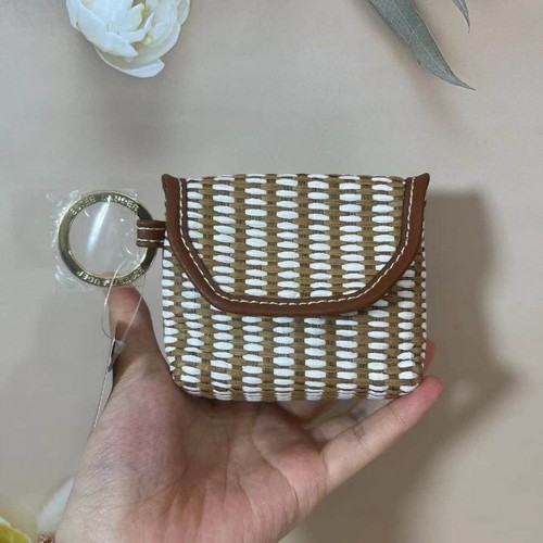 雅诗兰黛新款编织工艺按扣迷你化妆包 收纳包 口红包卡包零钱包