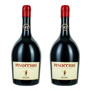 匹诺曹意大利原瓶进口pinocchio彼奇尼奇遇半甜型红葡萄酒