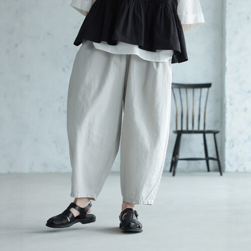 日本高端夏季森系棉麻阔腿裤女裤