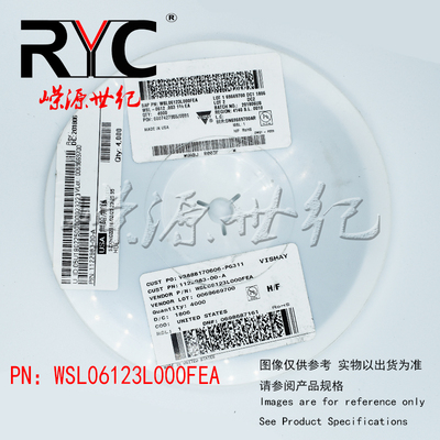 WSL06123L000FEA VISHAY 电流传感电阻器 SMD 1watt .003ohms 1%
