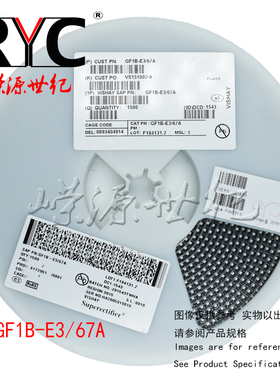 GF1B-E3/67A DO-214BA Vishay进口原装 整流器 1.0 Amp 100 Volt