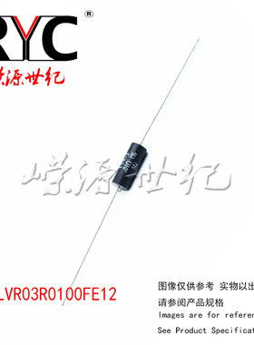 LVR03R0100FE12 DO-41 Vishay原装 透孔线绕电阻器 10mOhms 3W 1%