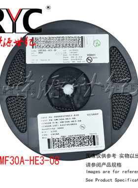 SMF30A-HE3-08 DO-219AB-2 VISHAY ESD抑制器/TVS二极管1000W 50A