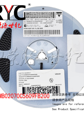 MMB02070C5609FB200 VISHAY原装 MELF电阻器 1W 56ohms 1% 0207