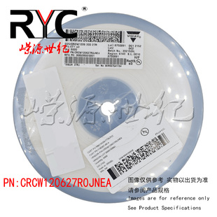 CRCW120627R0JNEA VISHAY 厚膜电阻器 SMD 1/4watt 27ohms 5%
