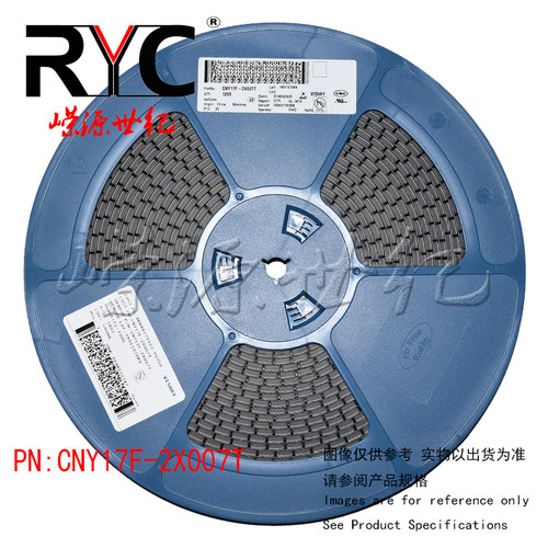 CNY17F-2X007T SMD-6 VISHAY原装 晶体管输出光电耦合器 60mA 70V