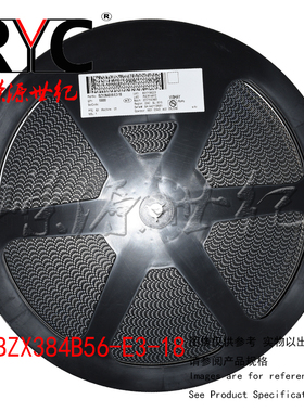 BZX384B56-E3-18 SOD-323-2 VISHAY原装 稳压二极管 56V 0.2W 2%