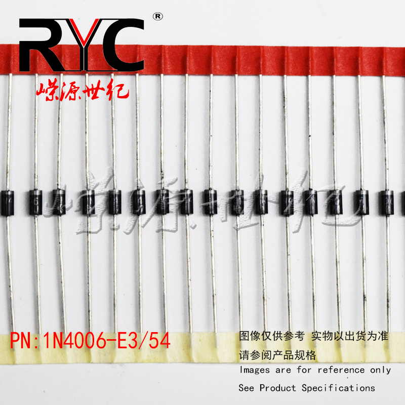 1N4006-E3/54 DO-41-2 VISHAY 原装 整流器 Vr/800V Io/1A