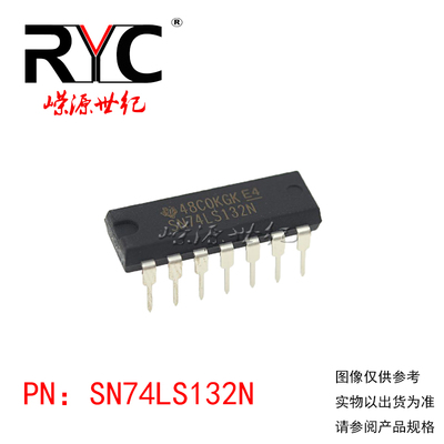 SN74LS132N DIP-14 TI德州原装正品集成电路IC 逻辑-栅极和逆变器