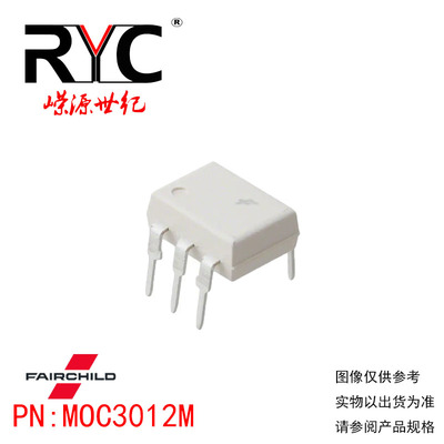 MOC3012M DIP-6 FAIRCHILD 原装正品 三极与 SCR 输出光电耦合器