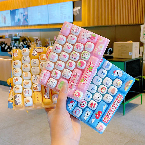 卡通动物儿童26键键盘解压玩具小挂件钥匙扣学生书包创意挂饰摆件