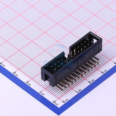 IDC连接器(牛角/简牛) 321024RG0ABK00A06 弯插,P=2.54mm JILN(锦