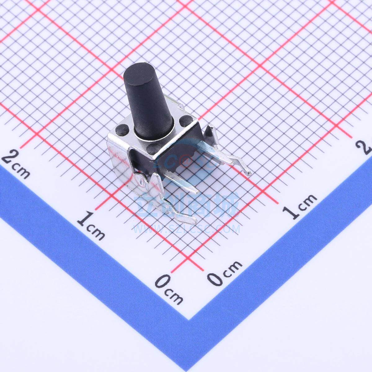 轻触开关 TS-1093C-A135B2-D1 插件 Yuandi(元迪)