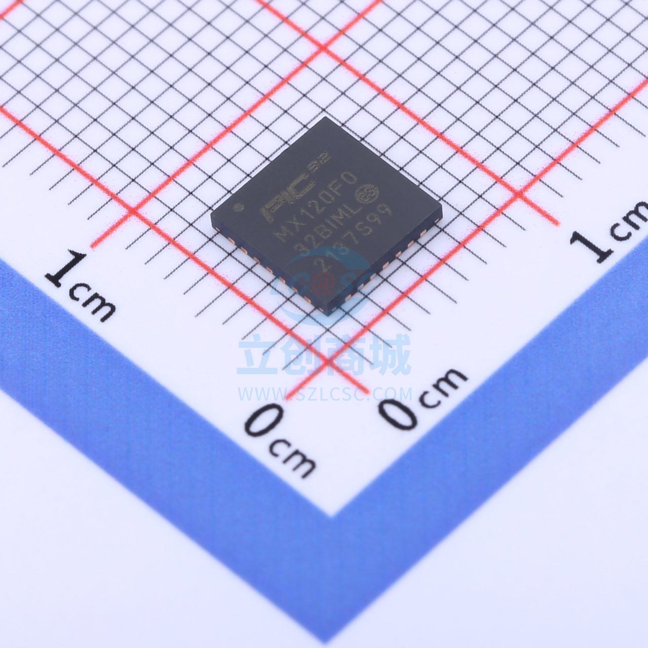 单片机(MCU/MPU/SOC) PIC32MX120F032B-I/ML QFN-28 MICROCHIP(美