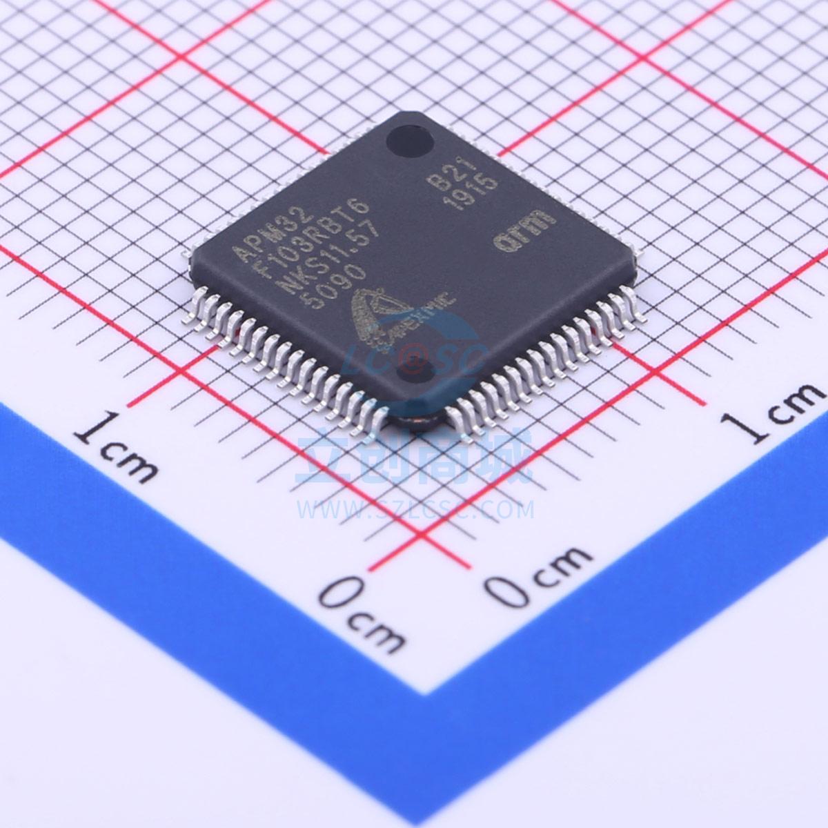 单片机(MCU/MPU/SOC) APM32F103RBT6 LQFP-64 Geehy(珠海极海)