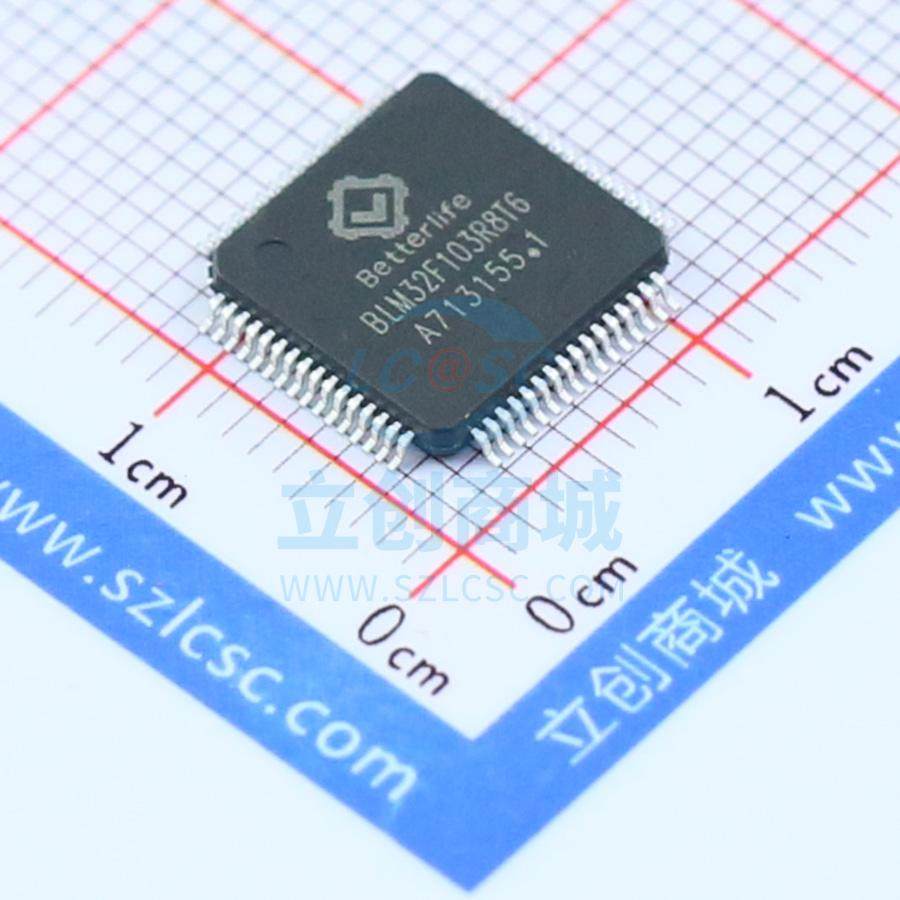 单片机(MCU/MPU/SOC) BLM32F103R8T6 LQFP-64_10x10x05P 贝特莱