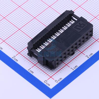 IDC连接器(牛角/简牛) 1658622-4 P=2.54mm TE Connectivity(美国