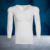 Seamless White Long Sleeve (10Th Generation Muscle Pad Detachable)