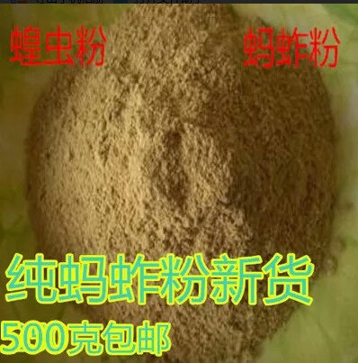 中药材蝗虫粉蚂蚱粉蝗虫干蚂蚱干蚱蜢干粉自制鸟食原料500克现磨