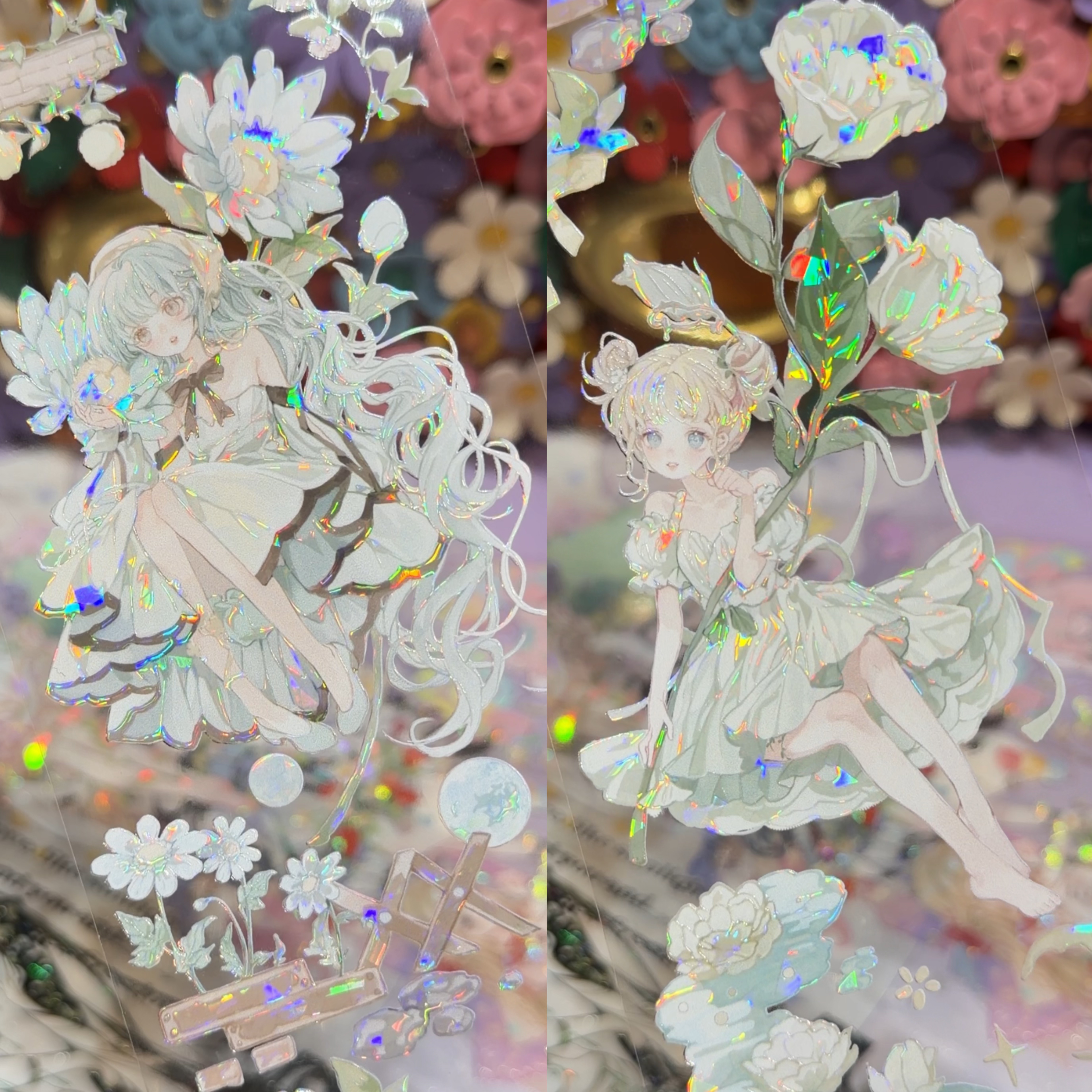 StudioVI分装胶带山荷叶呀花期如约月光小夜曲飞鸟繁花的诗篇