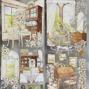 魔法堂分装手账胶带汐月浆果园莫西里弥撒狂欢日流麻咕卡背卡拼贴