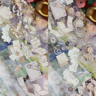 Wines分装手账胶带裁光织旧樱果春谣圣筑花境夏莳提紫合集背卡