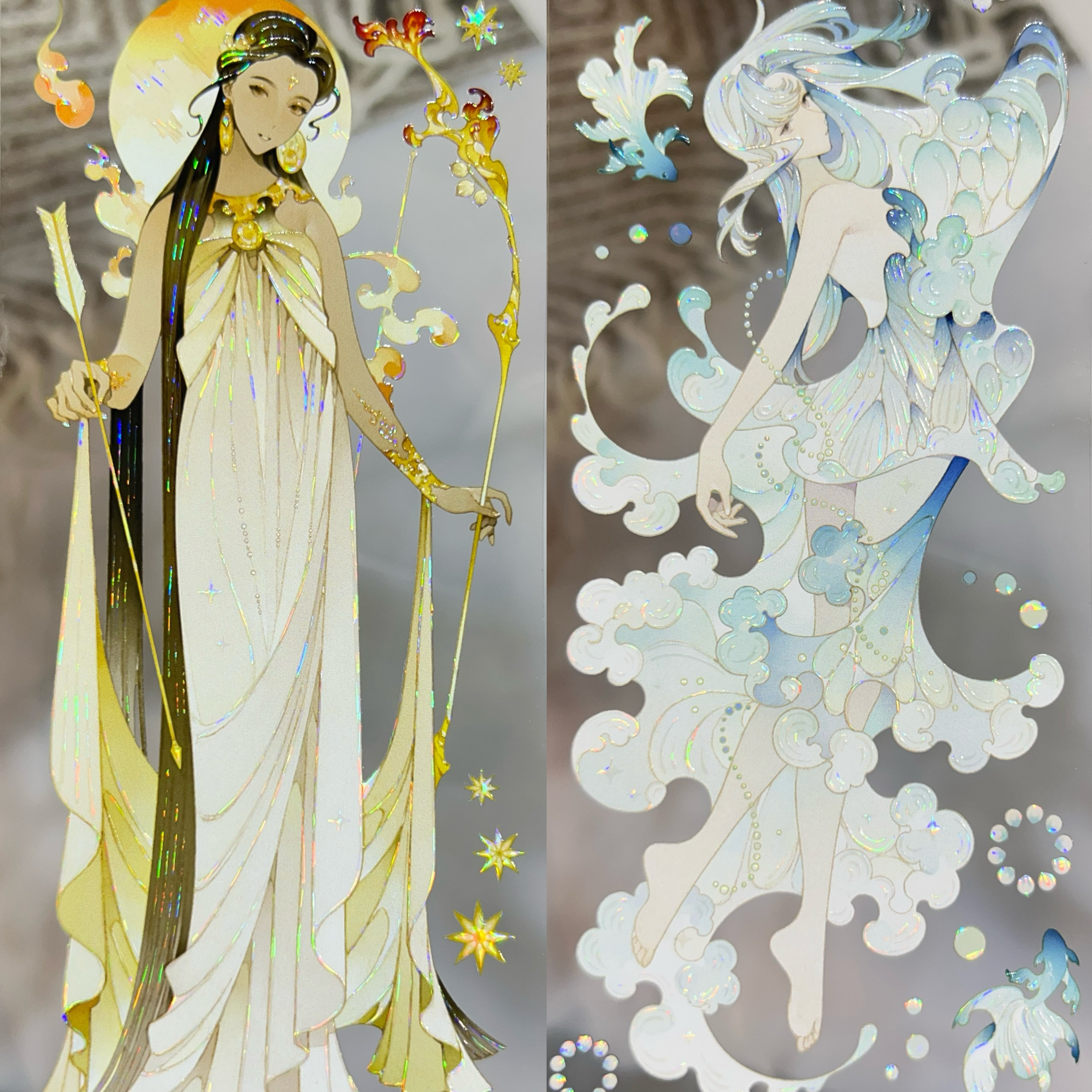 予星社分装手账胶带宁芙豫太太女人物流麻咕卡拼贴