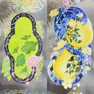 手账胶带朗月流云无尽春拾古风系列背景流麻咕卡背卡 第九航道分装