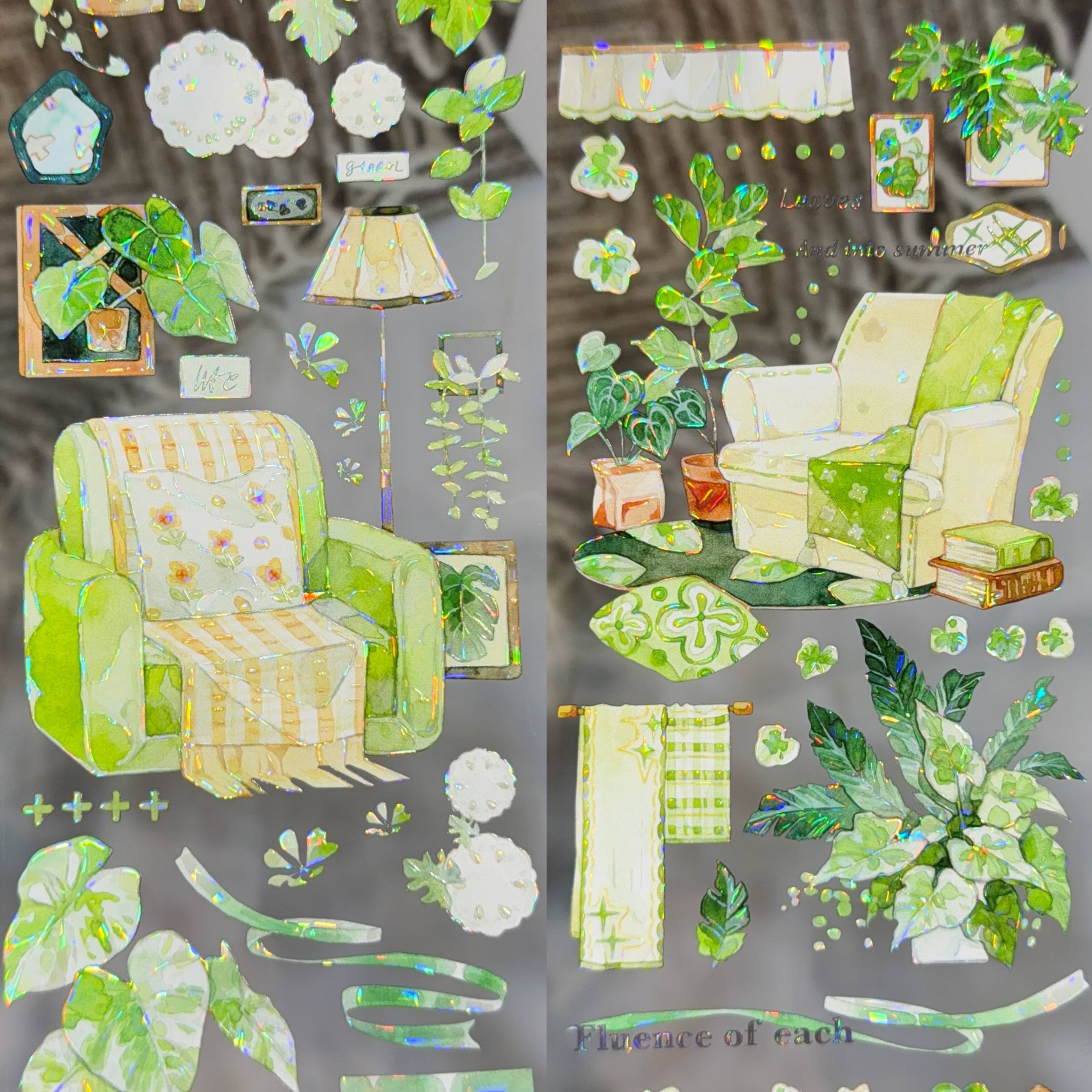 小隐于野分装手账胶带温暖家具慵懒角落烘焙工坊家具沙发流麻背卡