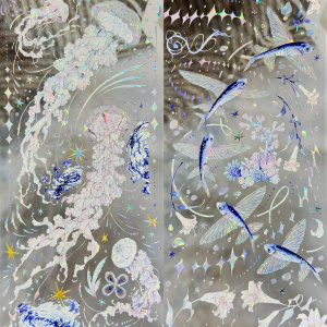 Xxstudio分装胶带消失在蓝色水境水生幻想海洋系列绝美景色