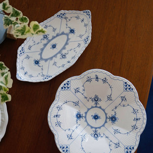 简约半蕾丝唐草餐具餐盘子菜盘家用宴请餐盘