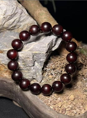 FJDF630022 小叶紫檀老料创意手串规格：1.2cm*17颗