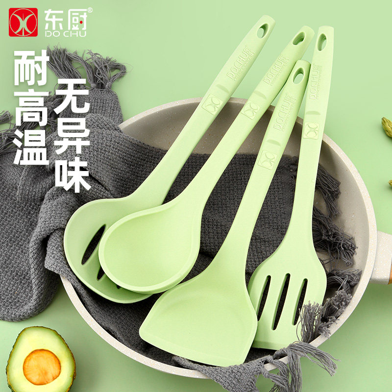东厨不粘锅专用硅胶锅铲厨具套装家用耐高温炒菜铲子煎铲漏勺汤勺