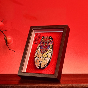 金榜题名一鸣惊人桌面摆件高考考试礼物非遗剪纸伴手礼家居装饰品