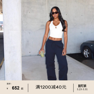 休闲裤 LornaJane速干工装 运动直筒裤 长裤 ACTIVE瑜伽跳舞健身女 裤