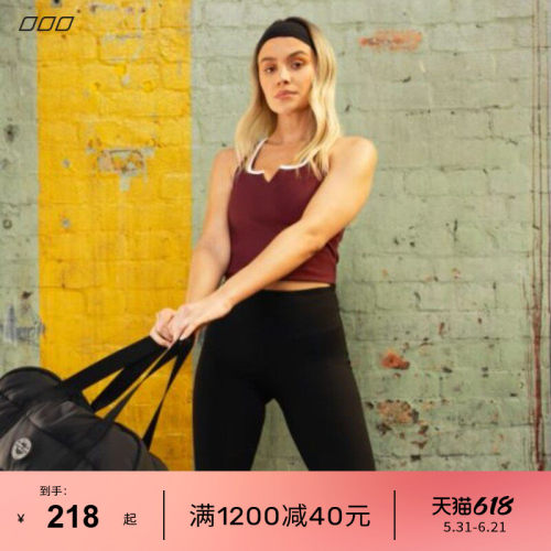 LJ无袖运动背心短款螺纹