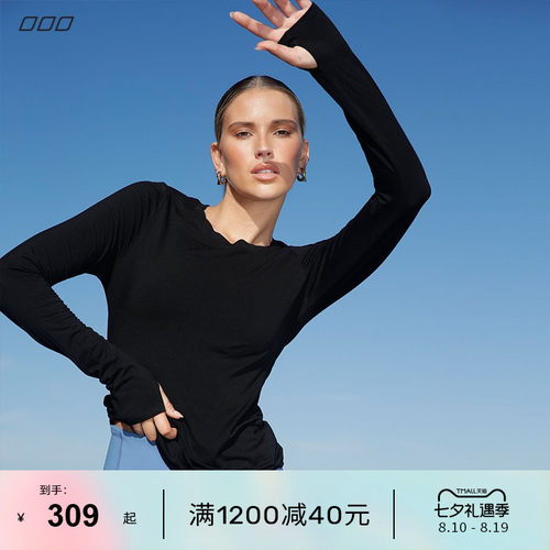 LornaJane女圆领指套健身上衣