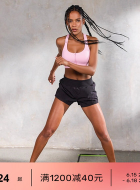 跑步背心LornaJane高强拉链运动内衣文胸防震健身马拉松EASY女LJ