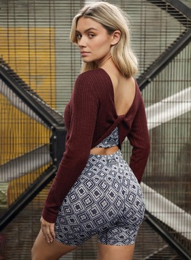 LornaJane运动上衣罩衫瑜伽VOLLEY美背长袖健身跑步户外女LJ