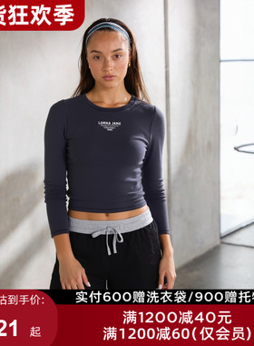LornaJane瑜伽健身运动瑜伽t恤长袖上衣罩衫SPORT健身服瑜伽服女