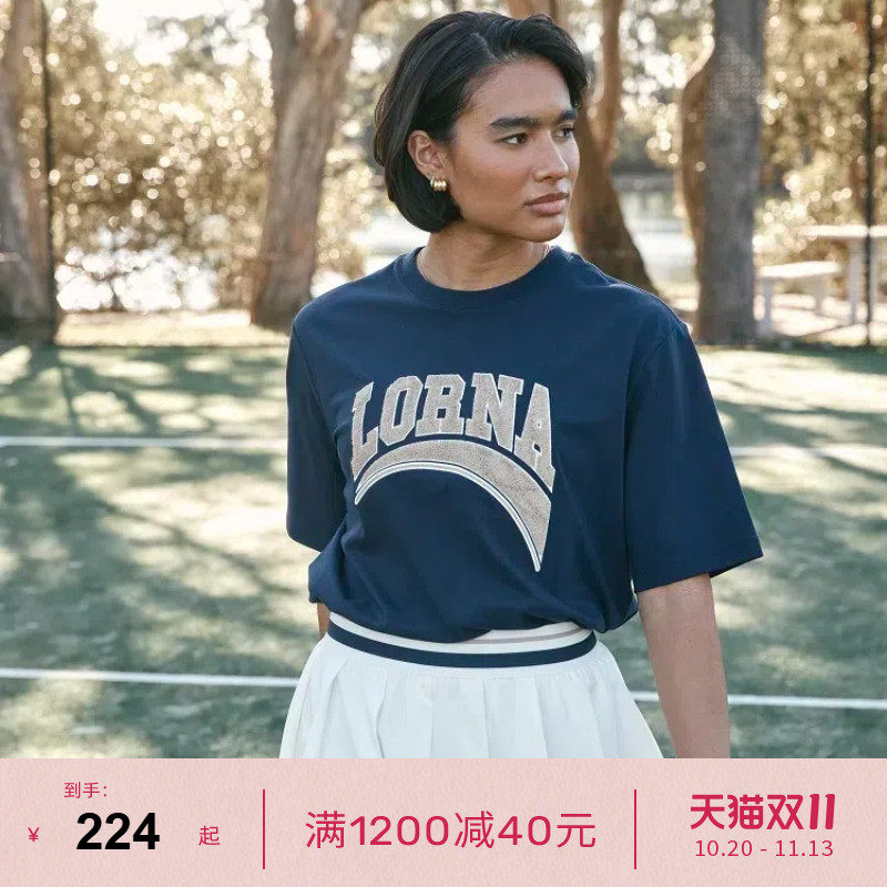 LornaJane运动短袖T恤上衣罩衫训练服宽松CHEER瑜伽健身骑行女LJ